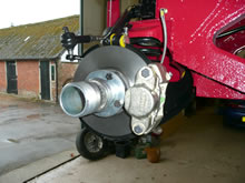 MG Midget new front brake assembly
